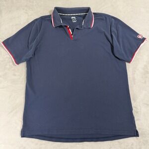 Nike SB Alex Olson Collab Dri-FIT Polo Shirt Mens XL Navy Patch Tipped Collar